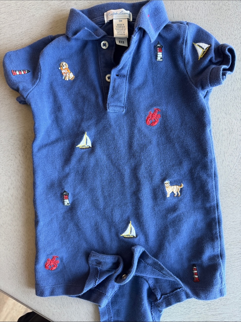 Ralph Kairen nautical polo outfit